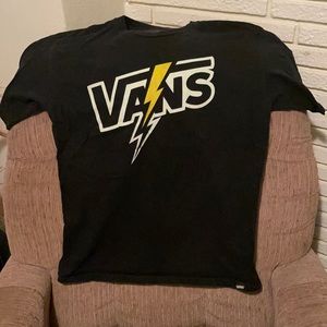 Mens black vans tee